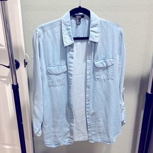 Chambray Button-up Shirt